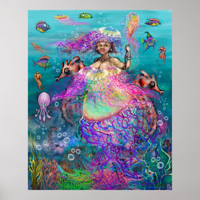 Poster de la robe de sirène (Devant)