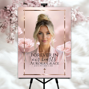 Poster de la Rose Rose Gold Memorial
