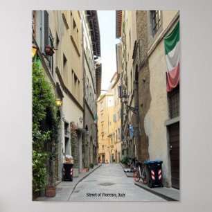 Poster de la rue Florence Italie