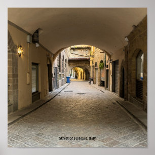 Poster de la rue Florence Italie