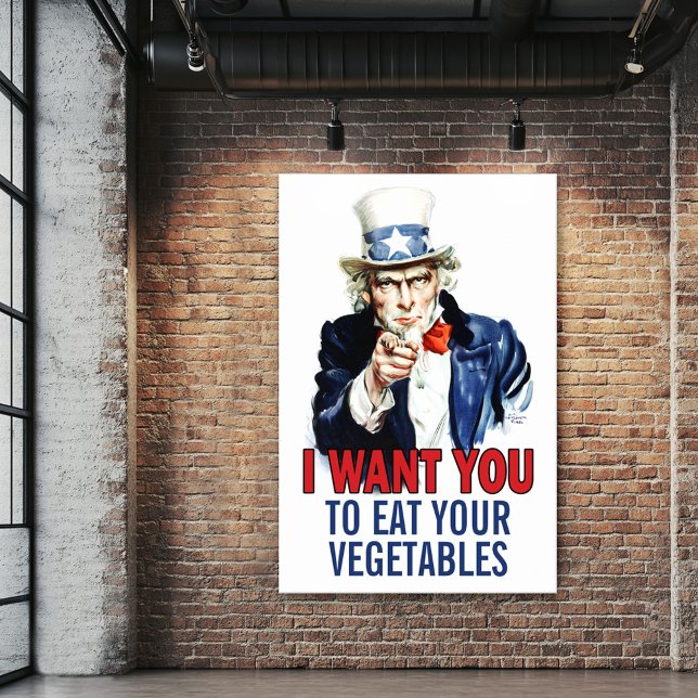 Poster de la salle à manger : Ajouter votre propre (Uncle Sam Poster)