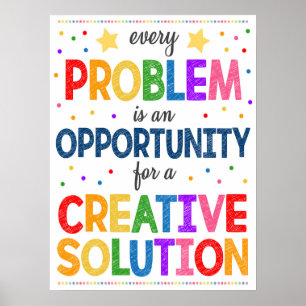 Poster de la salle de classe Rainbow Solutions