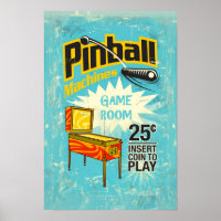 Poster de la salle de jeu Pinball Machines #11