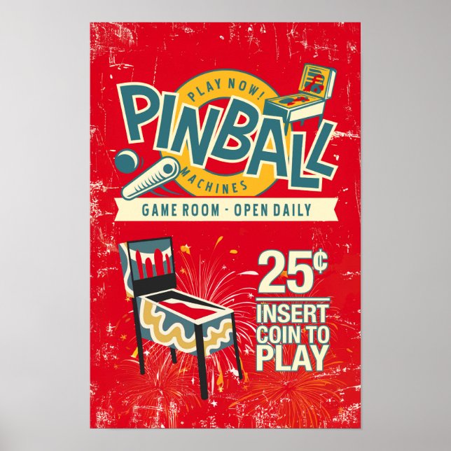 Poster de la salle de jeu Pinball Machines #15 (Devant)