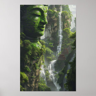 Poster de la scène de la Cascade de Majestic Natur