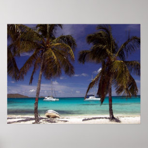 Poster de la scène de la plage des Caraïbes