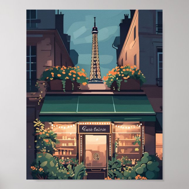 Poster de la scène du Café Paris - Charming Flat V (Devant)