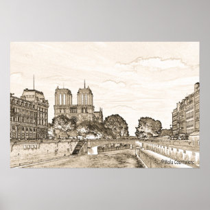 Poster de la Seine à Paris