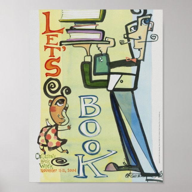 Poster de la Semaine du livre pour enfants 2004 (Devant)