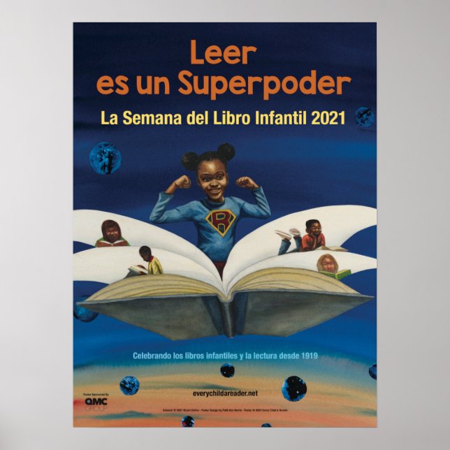 Poster de la Semaine du livre pour enfants 2021 Es (Devant)