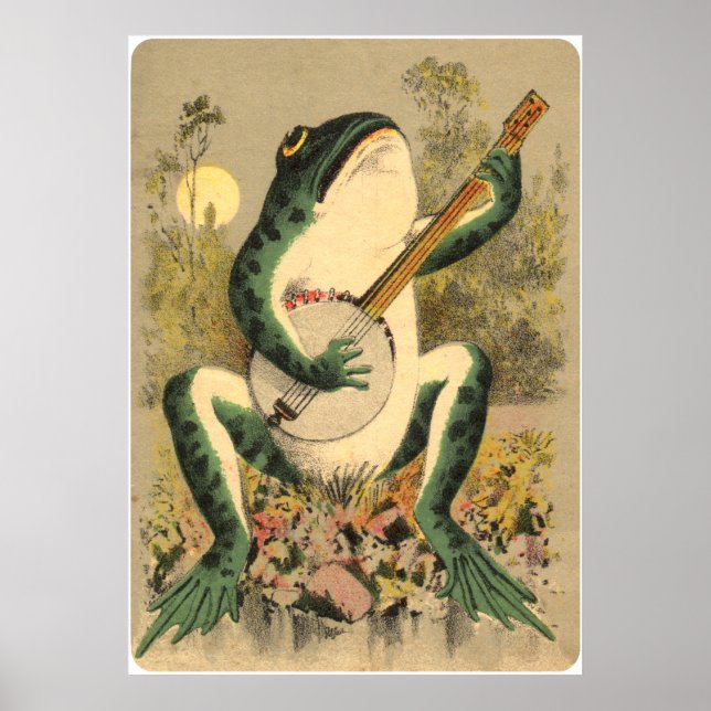 Poster de la Serenade de grenouille (Devant)
