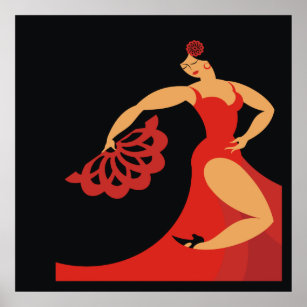 Poster de la série de danseurs de flamenco Lg.