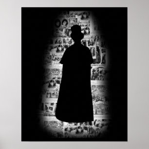 Poster de la silhouette de Jack the Ripper