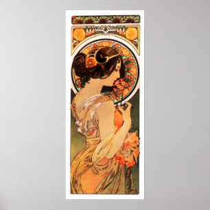 Poster de la Slip de Vache Alphonse Mucha
