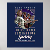 Poster de la Société mondiale de Domination pour f
