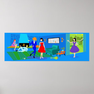 Poster de la soirée Cocktail de Palm Springs atomi