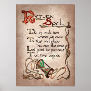 Poster de la soirée sorcière cool