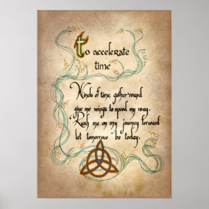 Poster de la soirée sorcière cool