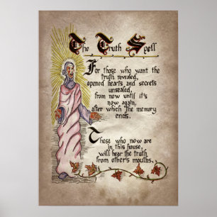 Poster de la soirée sorcière cool