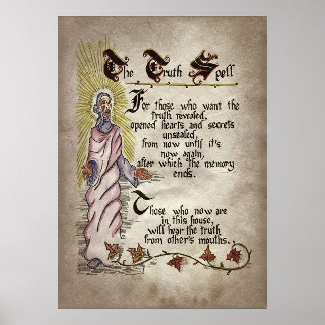 Poster de la soirée sorcière cool (Devant)