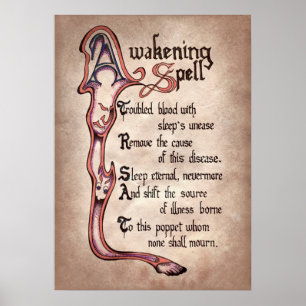 Poster de la soirée sorcière cool