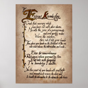 Poster de la soirée sorcière cool