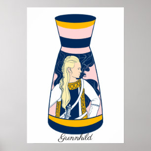 Poster de la sorcière Viking Gunnhild