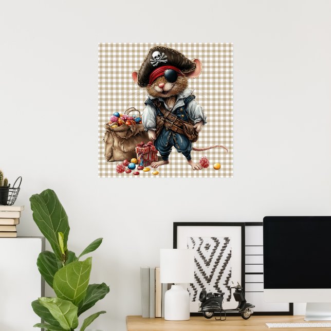 Poster de la souris d'Halloween (Bureau à domicile)