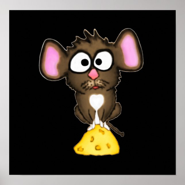 Poster de la souris et du fromage (Devant)