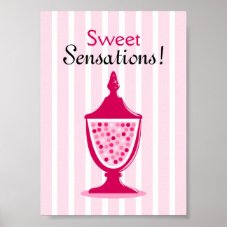 Poster de la table Buffet Candy