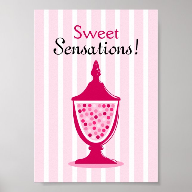 Poster de la table Buffet Candy (Devant)