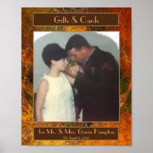 Poster de la table cadeau Mariage de automne "Lumi