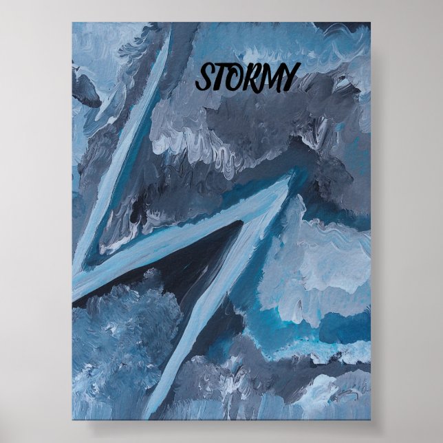 POSTER DE LA TEMPÊTE PAR ARTIS PAULA REILLY. (Devant)