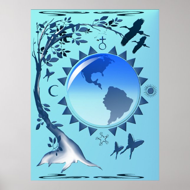 Poster de la Terre et des Symboles (Devant)