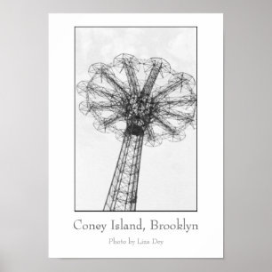 Poster de la tour de saut de parachute