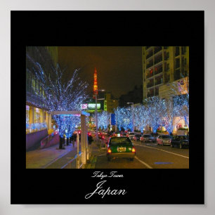 Poster de la Tour de Tokyo au Japon