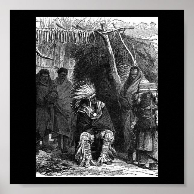 Poster de la tribu indienne (Devant)