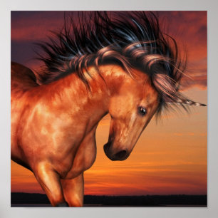 Poster de la Unicorne de châtaignes