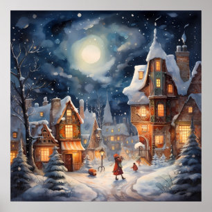 Poster de la veille de Noël magique