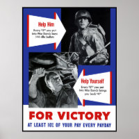 Poster de la victoire de 2ème guerre mondiale — Fr