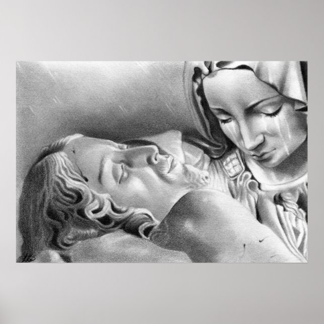 Poster de la Vierge Jésus Christ (Devant)