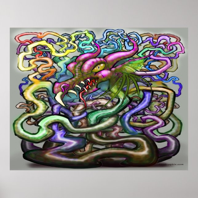 Poster de la Vigne Dragon (Devant)