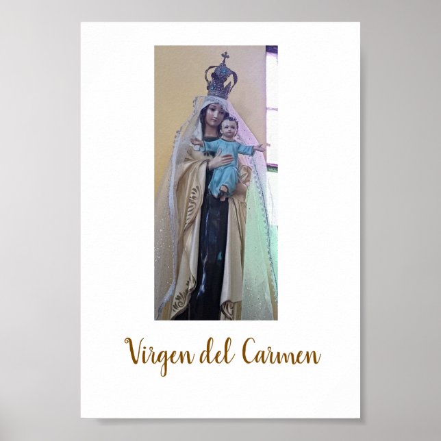 poster de la Virgen del Carmen (Devant)