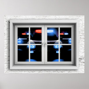 Poster de la vue de fenêtre