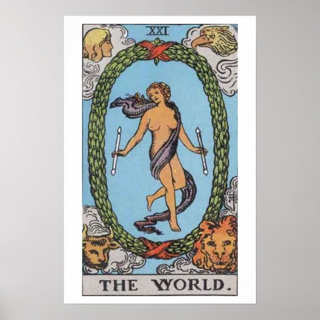 Poster de la World Tarot Card (Devant)