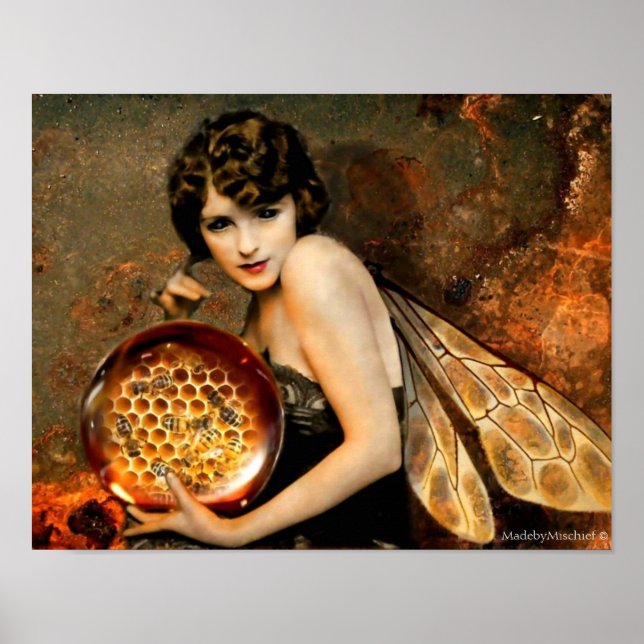 Poster de l'abeille foncée (Devant)