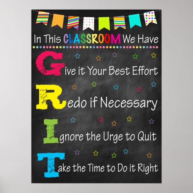 Poster de l'acronyme G.R.I.T. - Croissance (Devant)