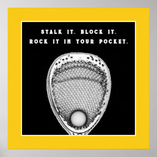 Poster de Lacrosse Goalie