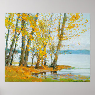 Poster de l'affiche d'automne sur le lac Erhai