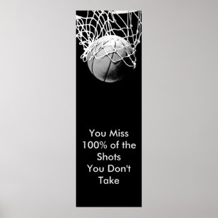 Poster de l'affiche de basket-ball Pop Art Motivat